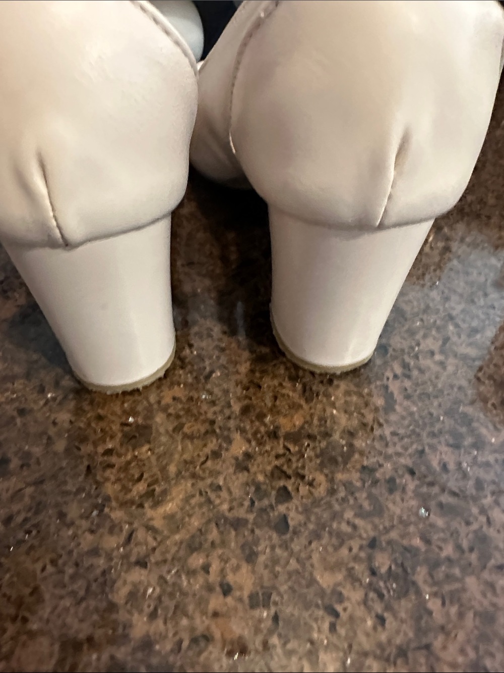 Cream Square-Toe - Picture 4 of 6